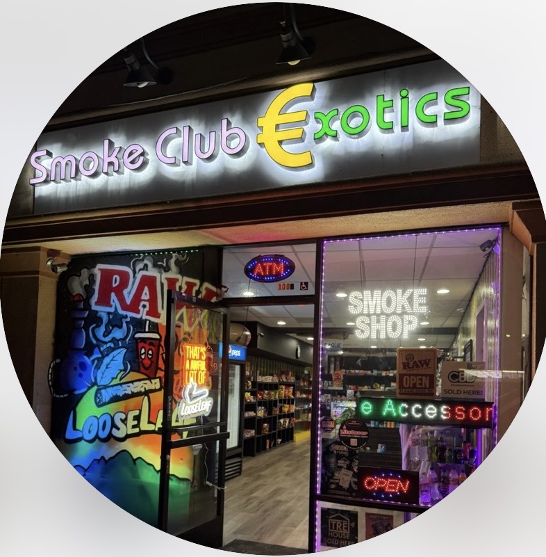 Smoke Club Exotics storefront